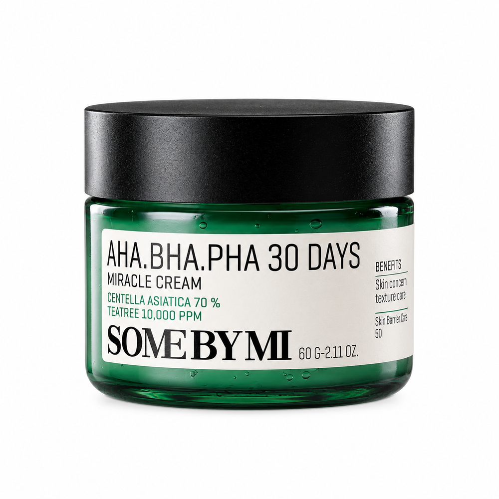 Some By Mi AHA BHA PHA 30 Days Miracle Cream – 60 g by Some By Mi – exfoliante facial coreano, size 60 g at Korean Glow
