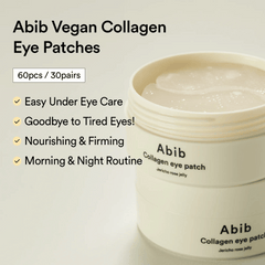 Abib Collagen Eye Patch Jericho Rose Jelly – 60 Parches by Abib – cosmética coreana, size 60 unidades, color Rose at Korean Glow
