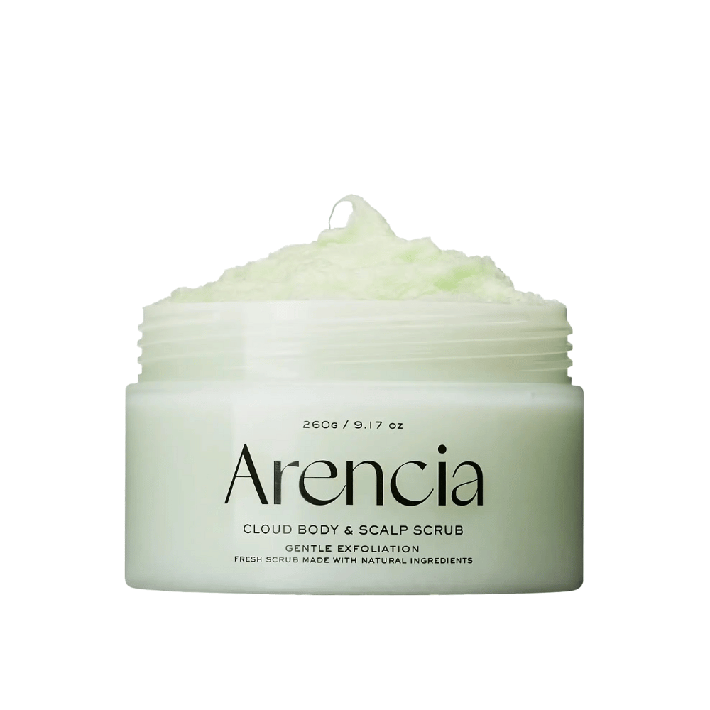 Arencia Fresh Cloud Scrub Geranium & Primrose 260g – Exfoliante corporal coreano by Arencia – exfoliante facial coreano, size 260 g, color Rose at Korean Glow