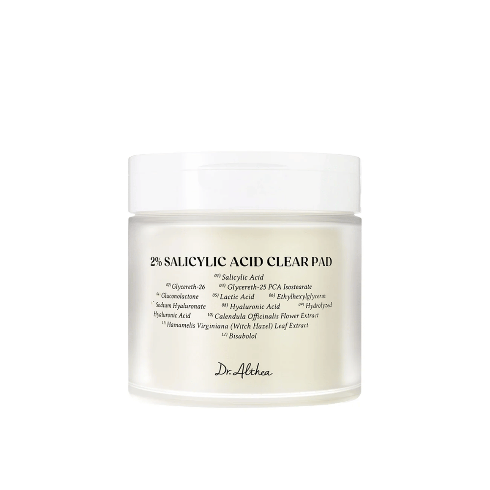 Dr. Althea 2% Salicylic Acid Clear Pad (65 pads) – Pads exfoliantes coreanos by Dr. Althea – exfoliante facial coreano, size 65 pads, color Clear at Korean Glow
